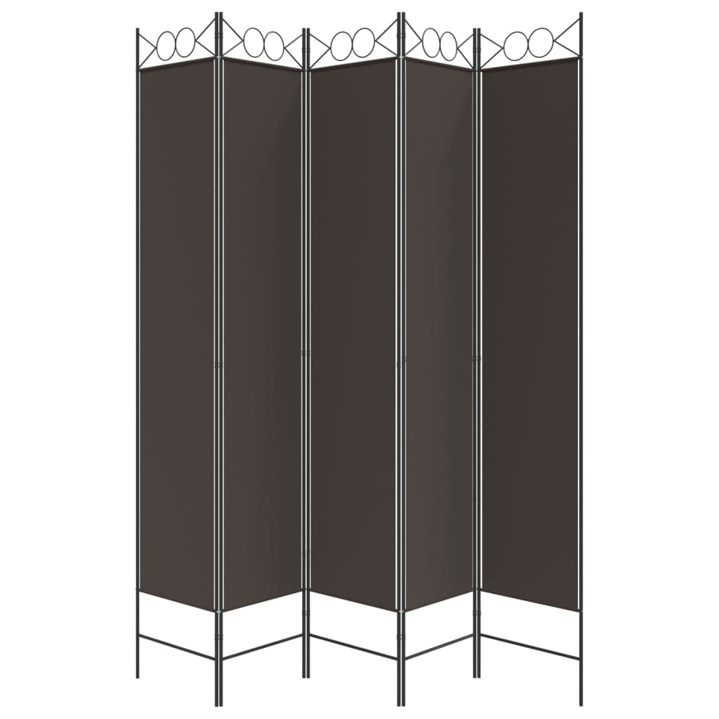 vidaXL 4-Panel Room Divider Anthracite 63"x86.6" Fabric-71