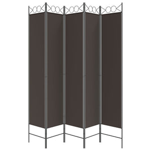 vidaXL 4-Panel Room Divider Anthracite 63"x86.6" Fabric-71