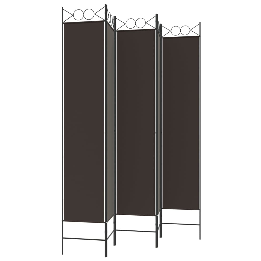 vidaXL 4-Panel Room Divider Anthracite 63"x86.6" Fabric-83