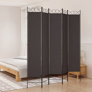 vidaXL 4-Panel Room Divider Anthracite 63"x86.6" Fabric-65