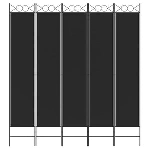 vidaXL 4-Panel Room Divider Anthracite 63"x86.6" Fabric-43