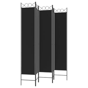 vidaXL 4-Panel Room Divider Anthracite 63"x86.6" Fabric-67