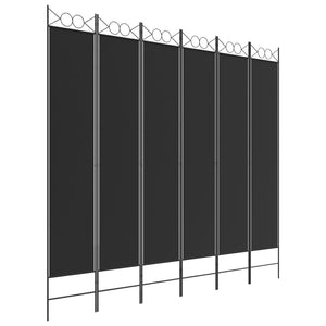 vidaXL 4-Panel Room Divider Anthracite 63"x86.6" Fabric-99