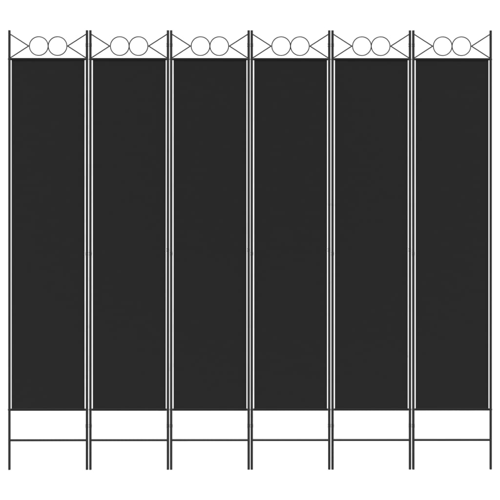 vidaXL 4-Panel Room Divider Anthracite 63"x86.6" Fabric-42