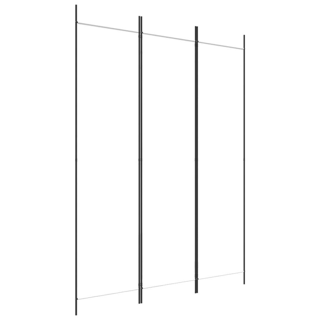 vidaXL 3-Panel Room Divider Anthracite 59.1"x78.7" Fabric-42