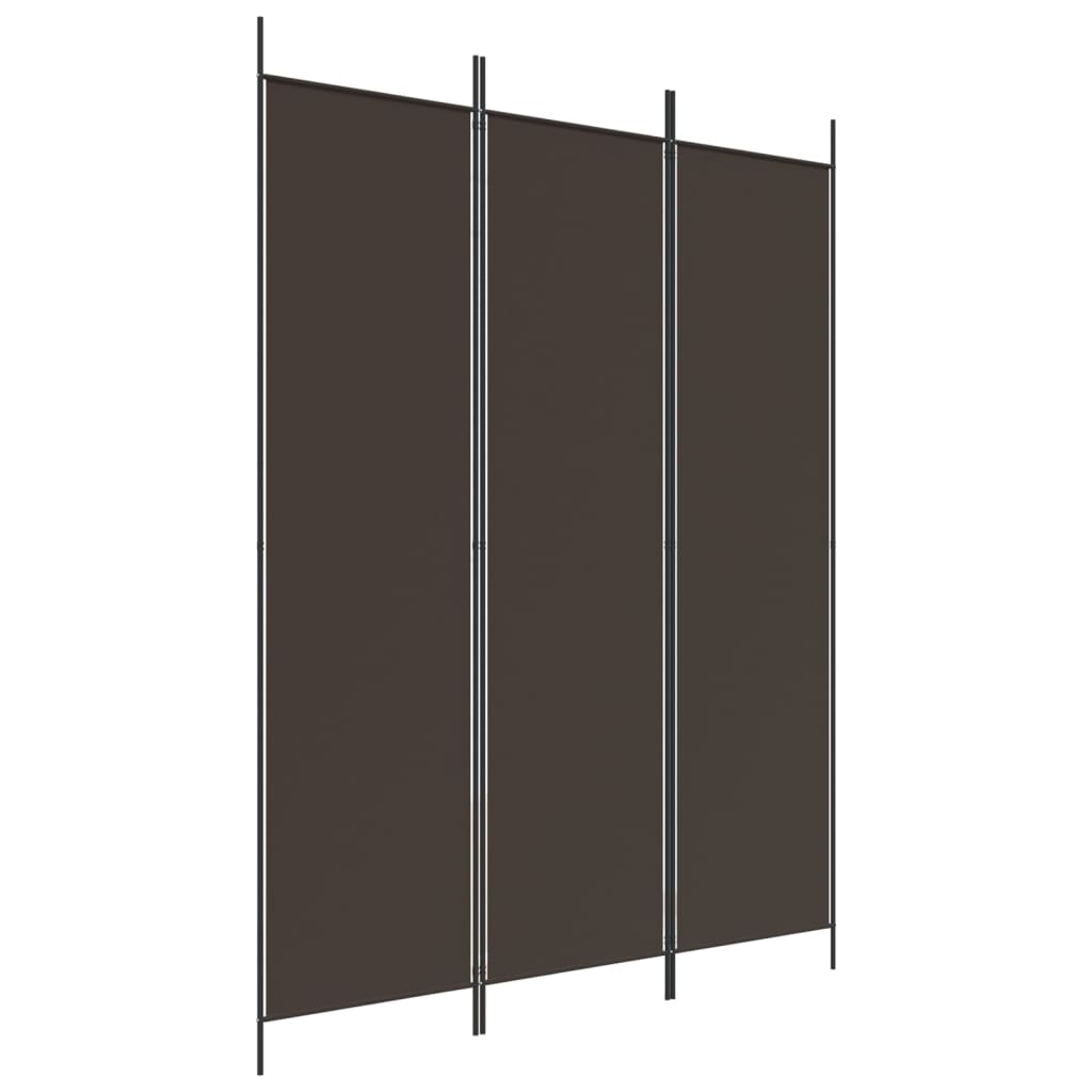 vidaXL 3-Panel Room Divider Anthracite 59.1"x78.7" Fabric-6