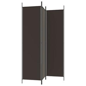 vidaXL 3-Panel Room Divider Anthracite 59.1"x78.7" Fabric-72