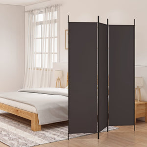 vidaXL 3-Panel Room Divider Anthracite 59.1"x78.7" Fabric-15