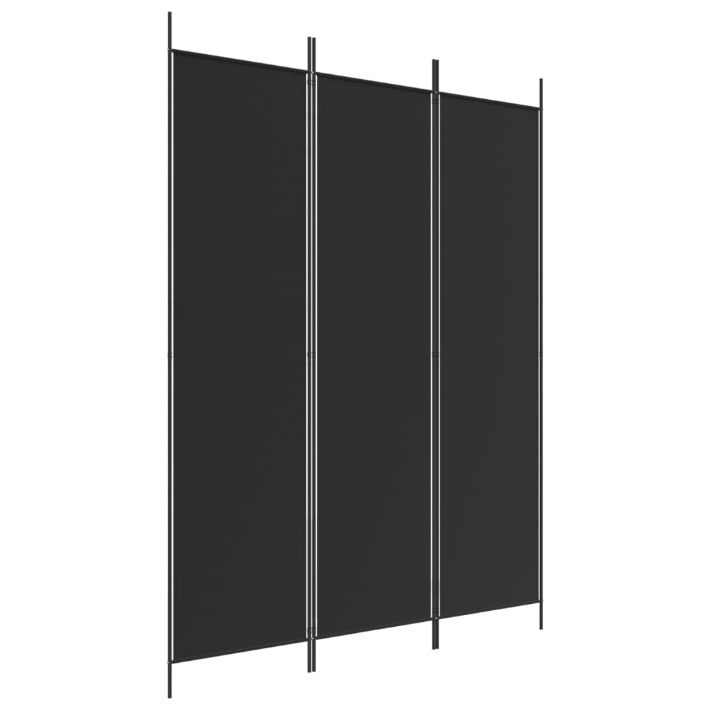 vidaXL 3-Panel Room Divider Anthracite 59.1"x78.7" Fabric-20