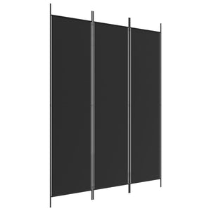 vidaXL 3-Panel Room Divider Anthracite 59.1"x78.7" Fabric-20