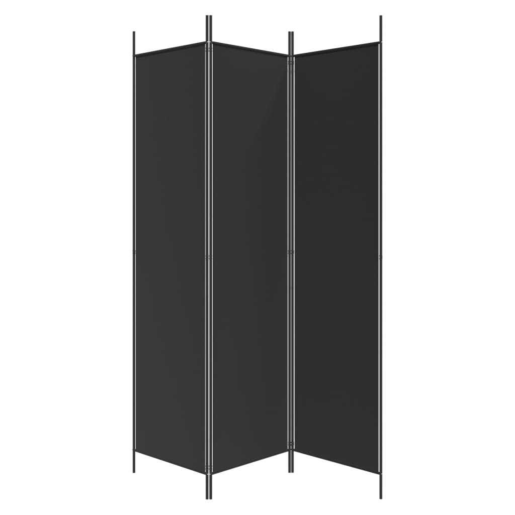 vidaXL 3-Panel Room Divider Anthracite 59.1"x78.7" Fabric-67