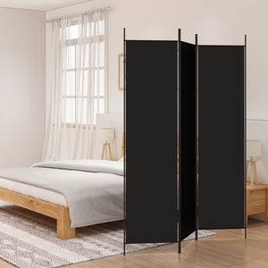 vidaXL 3-Panel Room Divider Anthracite 59.1"x78.7" Fabric-29