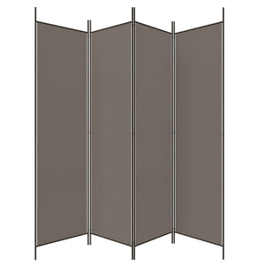 vidaXL 3-Panel Room Divider Anthracite 59.1"x78.7" Fabric-9