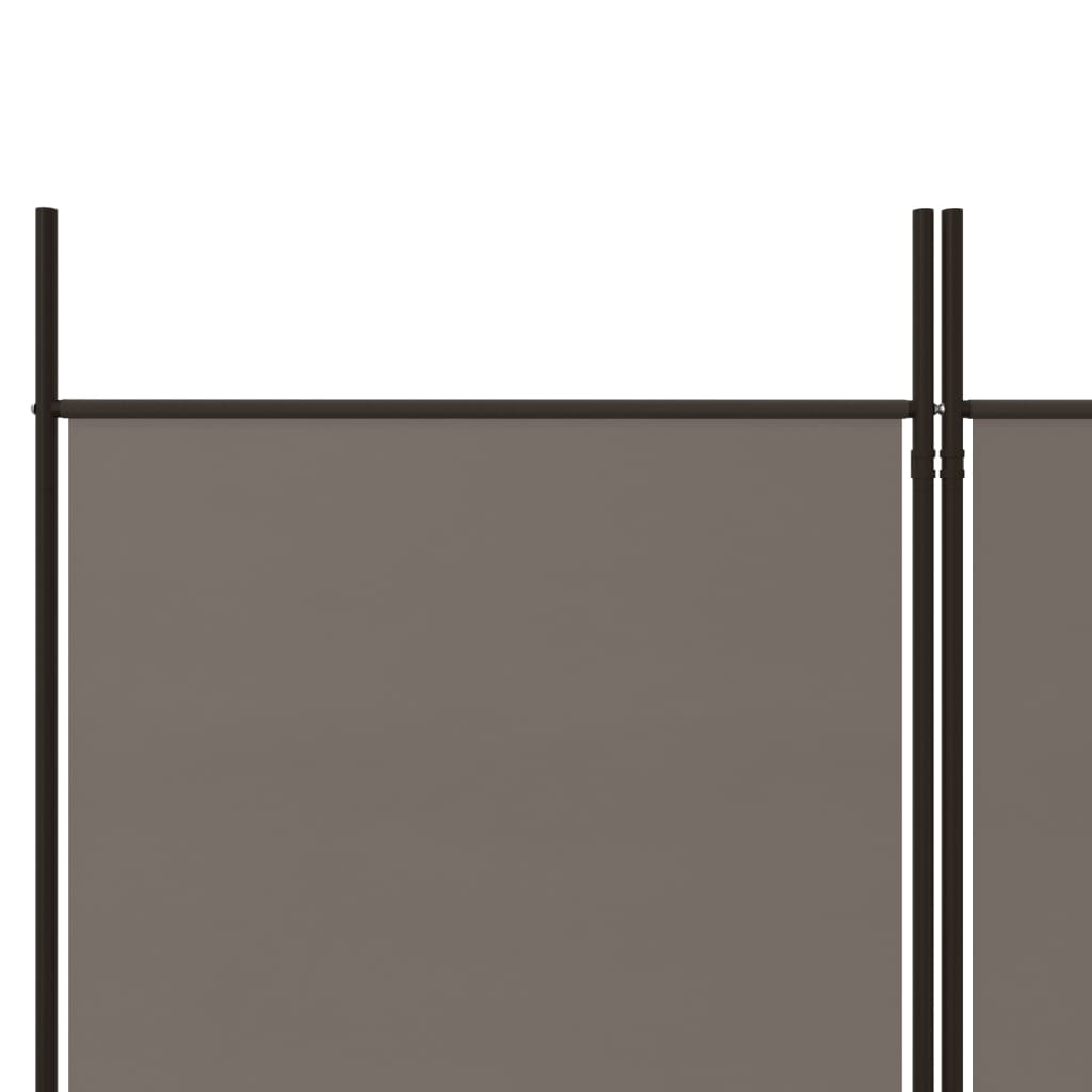 vidaXL 3-Panel Room Divider Anthracite 59.1"x78.7" Fabric-27
