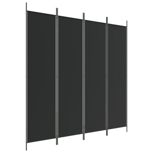 vidaXL 3-Panel Room Divider Anthracite 59.1"x78.7" Fabric-2