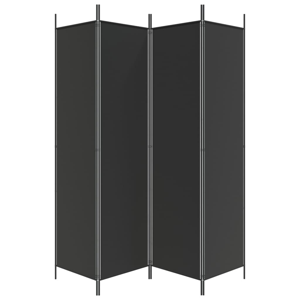 vidaXL 3-Panel Room Divider Anthracite 59.1"x78.7" Fabric-25