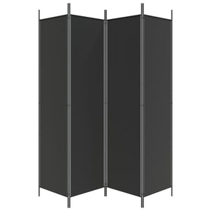 vidaXL 3-Panel Room Divider Anthracite 59.1"x78.7" Fabric-25