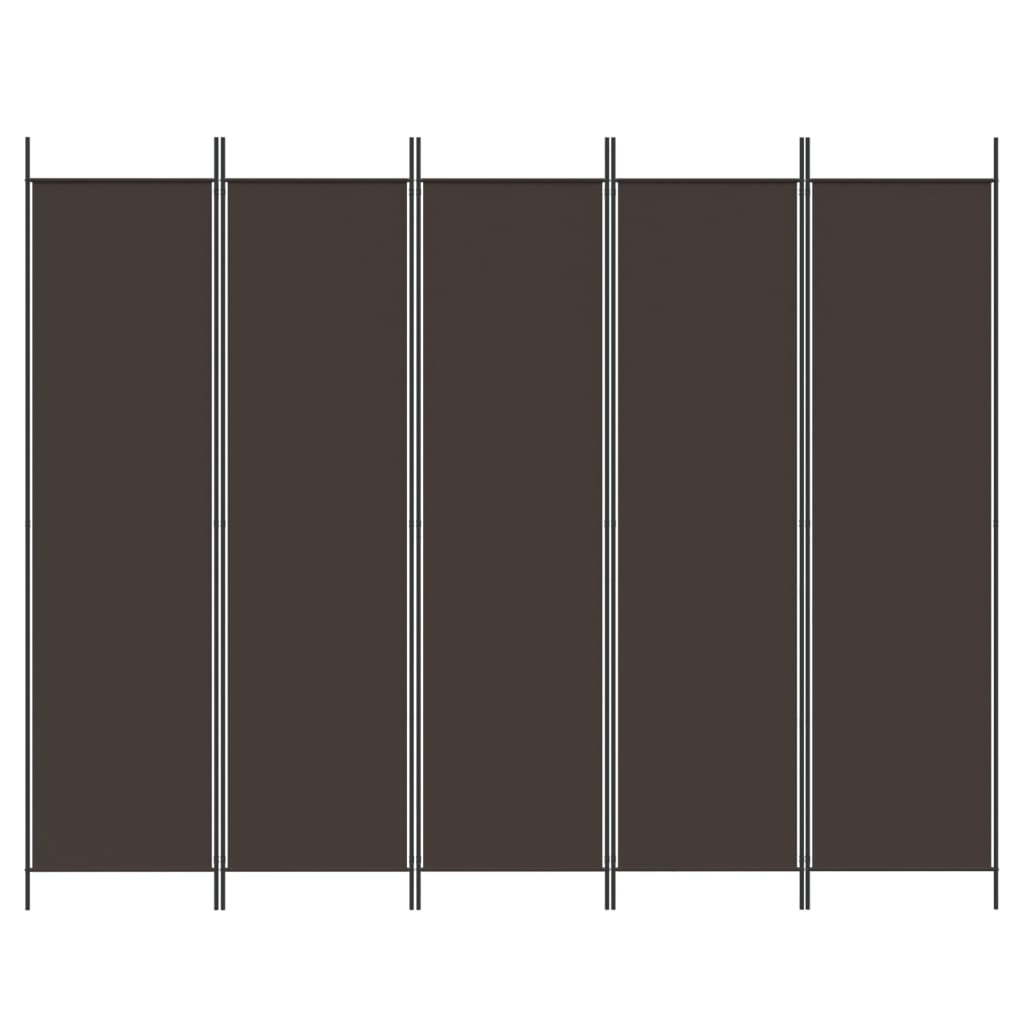 vidaXL 3-Panel Room Divider Anthracite 59.1"x78.7" Fabric-57