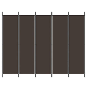 vidaXL 3-Panel Room Divider Anthracite 59.1"x78.7" Fabric-57