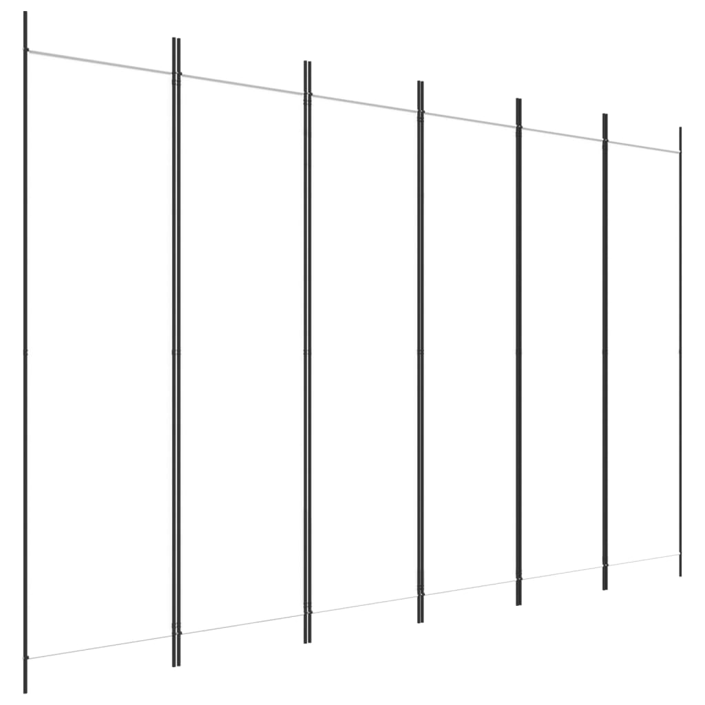 vidaXL 3-Panel Room Divider Anthracite 59.1"x78.7" Fabric-58