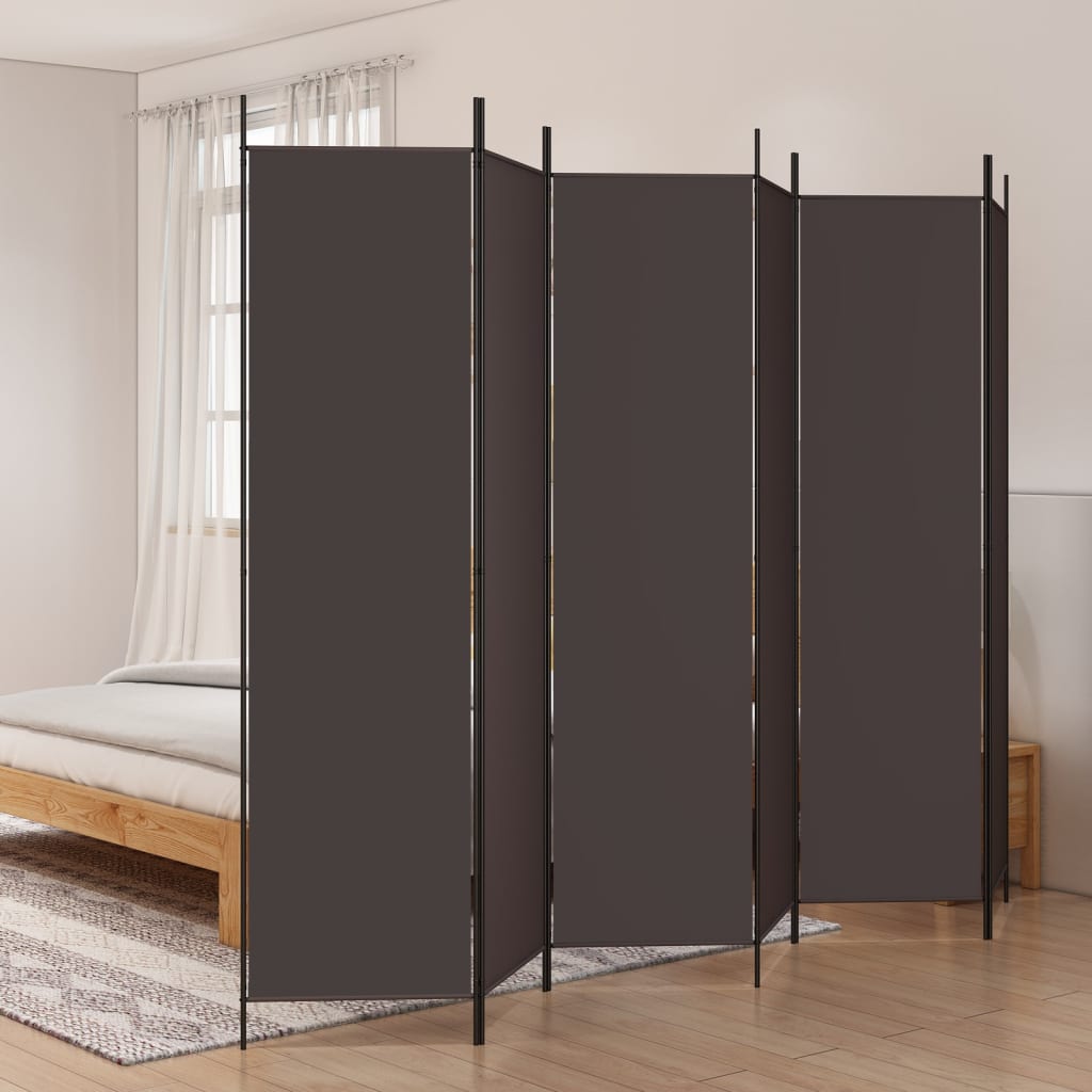 vidaXL 3-Panel Room Divider Anthracite 59.1"x78.7" Fabric-78