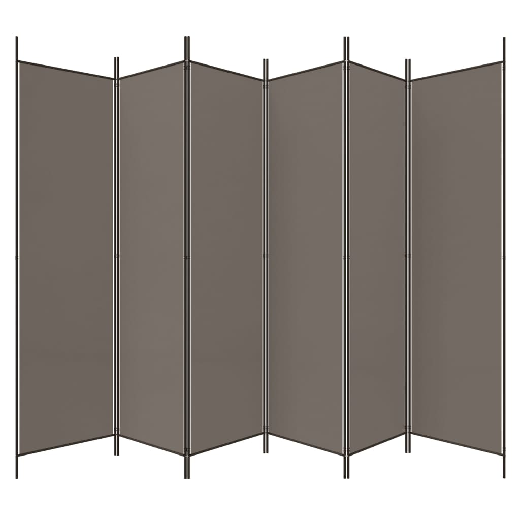 vidaXL 3-Panel Room Divider Anthracite 59.1"x78.7" Fabric-26