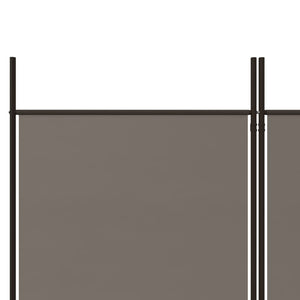 vidaXL 3-Panel Room Divider Anthracite 59.1"x78.7" Fabric-44