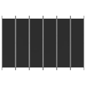 vidaXL 3-Panel Room Divider Anthracite 59.1"x78.7" Fabric-52