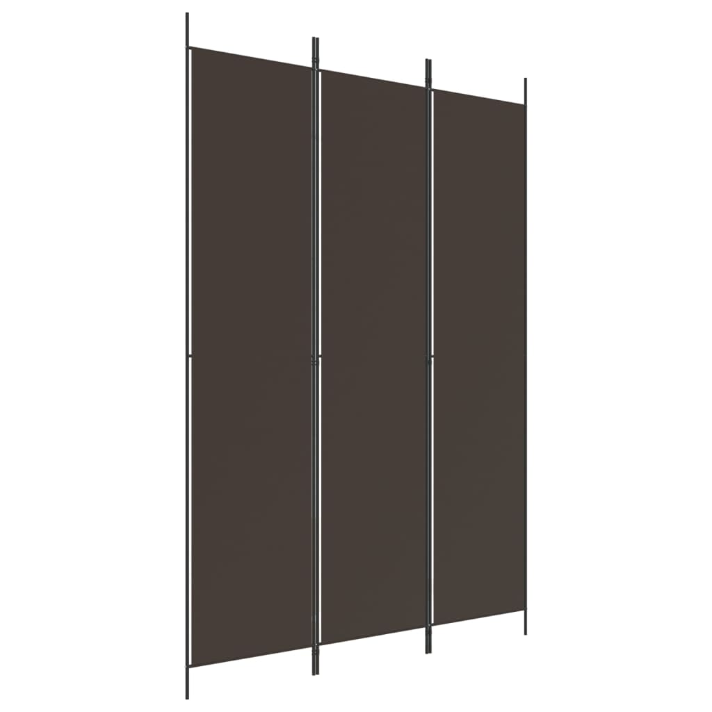 vidaXL Room Divider Folding Partition Privacy Screen for Home Office Fabric-65