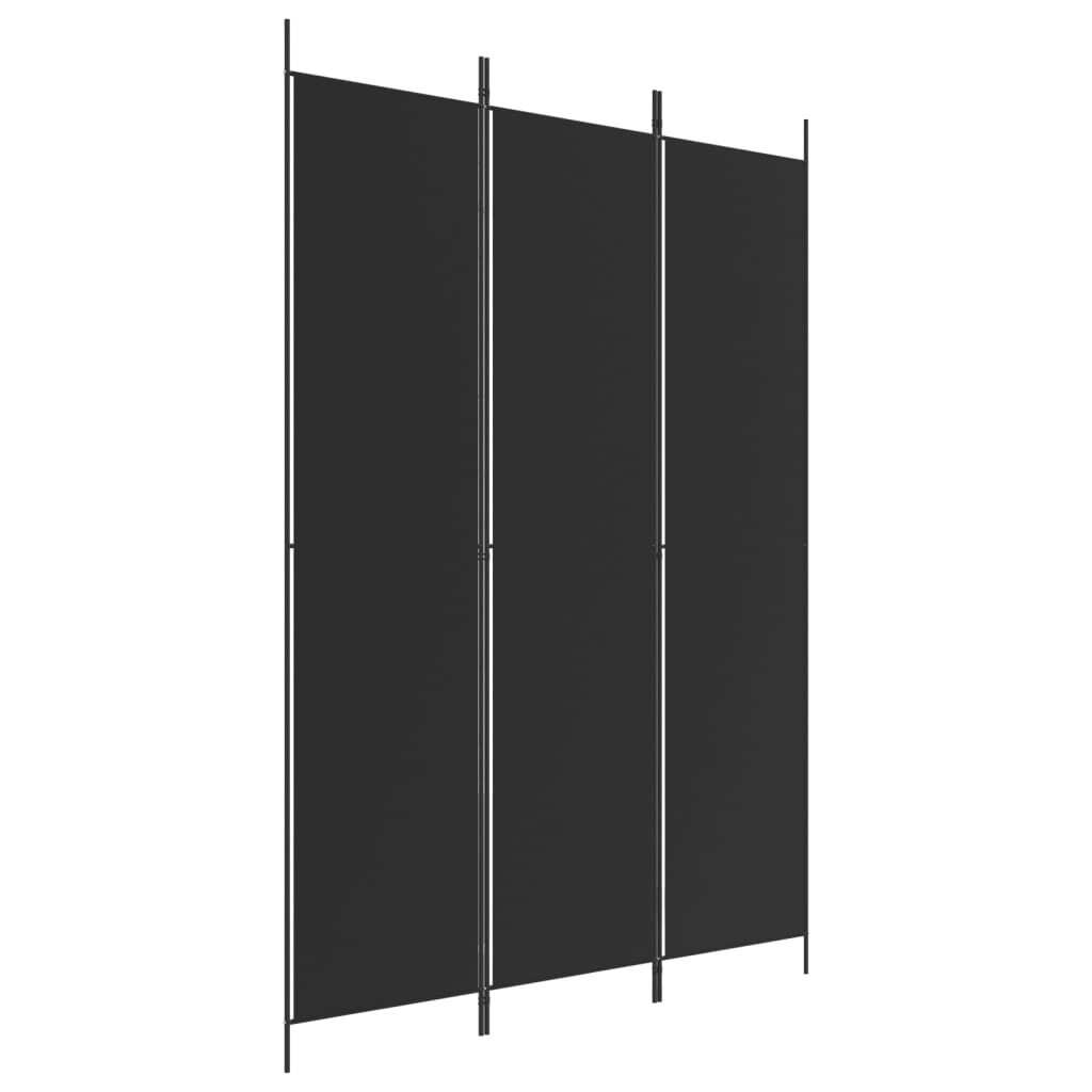 vidaXL Room Divider Folding Partition Privacy Screen for Home Office Fabric-63