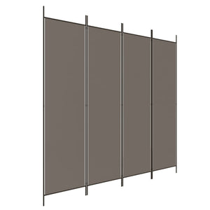 vidaXL Room Divider Folding Partition Privacy Screen for Home Office Fabric-1