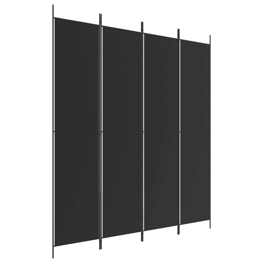 vidaXL Room Divider Folding Partition Privacy Screen for Home Office Fabric-20