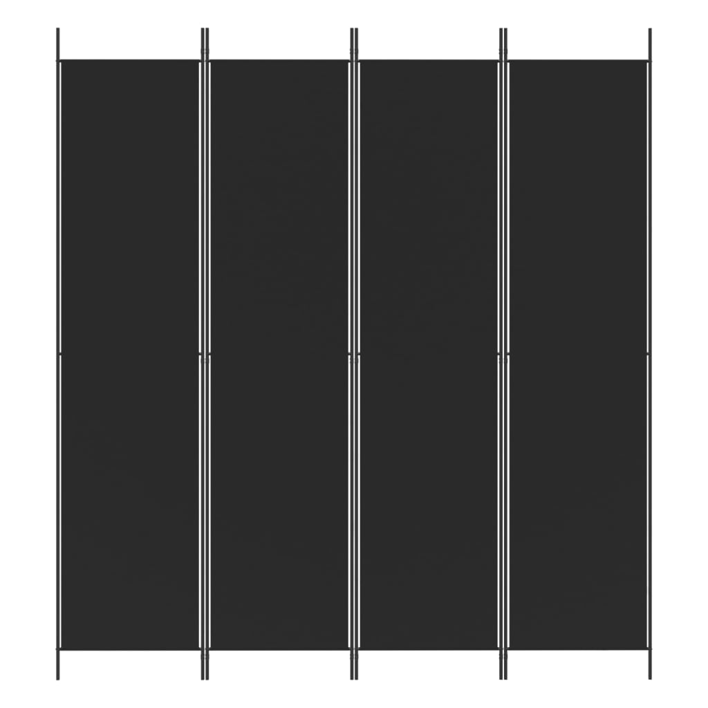 vidaXL Room Divider Folding Partition Privacy Screen for Home Office Fabric-45
