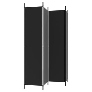 vidaXL Room Divider Folding Partition Privacy Screen for Home Office Fabric-59