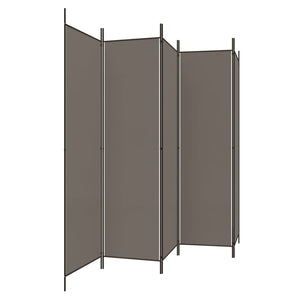 vidaXL Room Divider Folding Partition Privacy Screen for Home Office Fabric-3