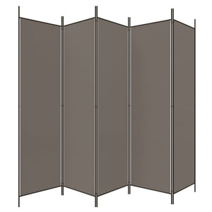 vidaXL Room Divider Folding Partition Privacy Screen for Home Office Fabric-11