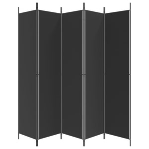 vidaXL Room Divider Folding Partition Privacy Screen for Home Office Fabric-16
