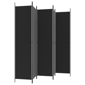 vidaXL Room Divider Folding Partition Privacy Screen for Home Office Fabric-24