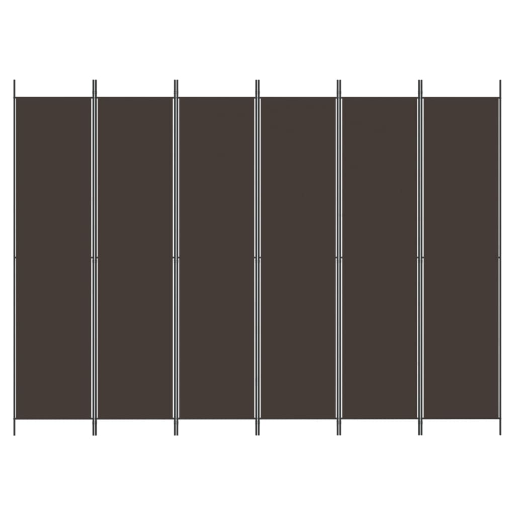 vidaXL Room Divider Folding Partition Privacy Screen for Home Office Fabric-48