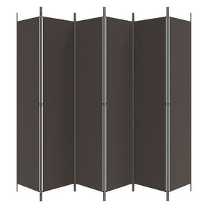 vidaXL Room Divider Folding Partition Privacy Screen for Home Office Fabric-55