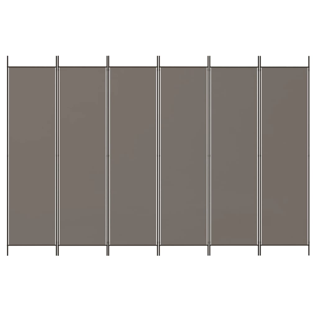vidaXL Room Divider Folding Partition Privacy Screen for Home Office Fabric-43