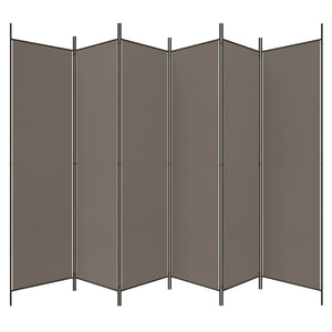 vidaXL Room Divider Folding Partition Privacy Screen for Home Office Fabric-57