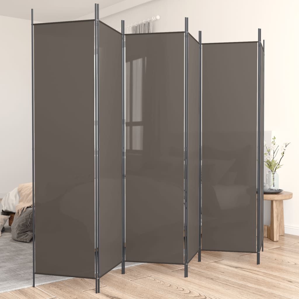 vidaXL Room Divider Folding Partition Privacy Screen for Home Office Fabric-41