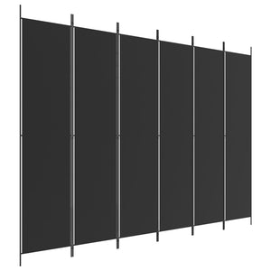 vidaXL Room Divider Folding Partition Privacy Screen for Home Office Fabric-4