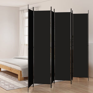 vidaXL Room Divider Folding Partition Privacy Screen for Home Office Fabric-12