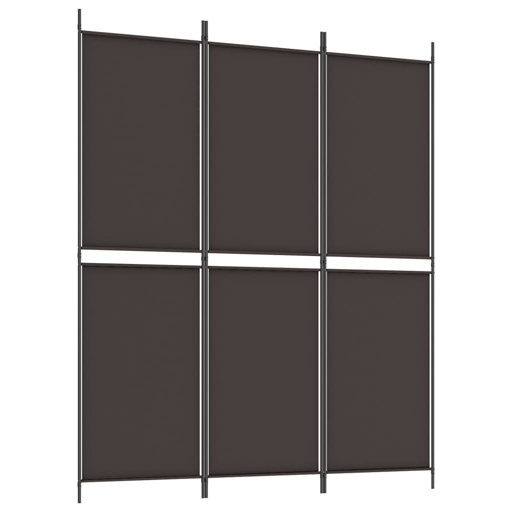 vidaXL 5-Panel Room Divider Anthracite 98.4"x70.9" Fabric-41