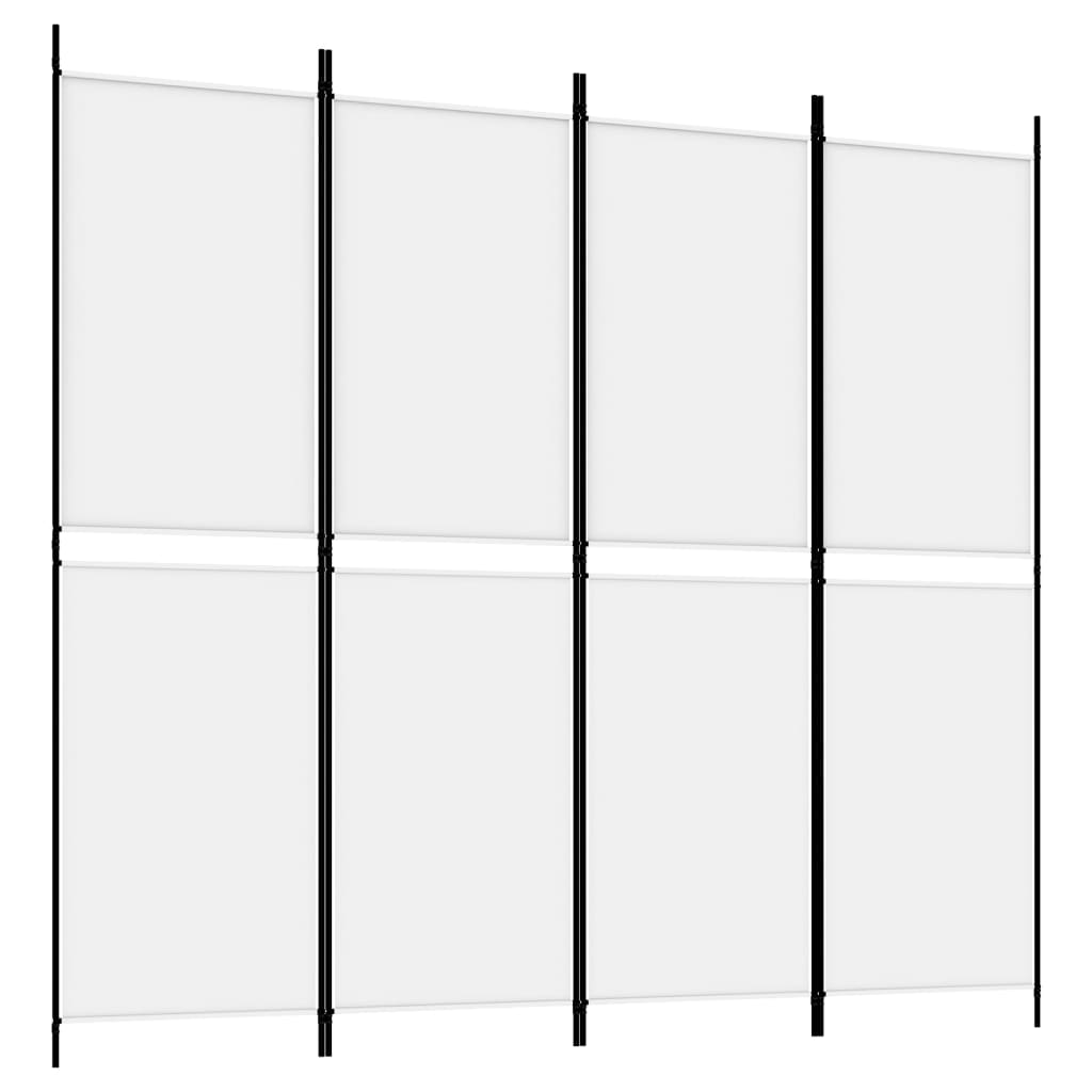 vidaXL 5-Panel Room Divider Anthracite 98.4"x70.9" Fabric-13