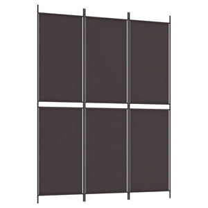 vidaXL 5-Panel Room Divider Anthracite 98.4"x70.9" Fabric-37