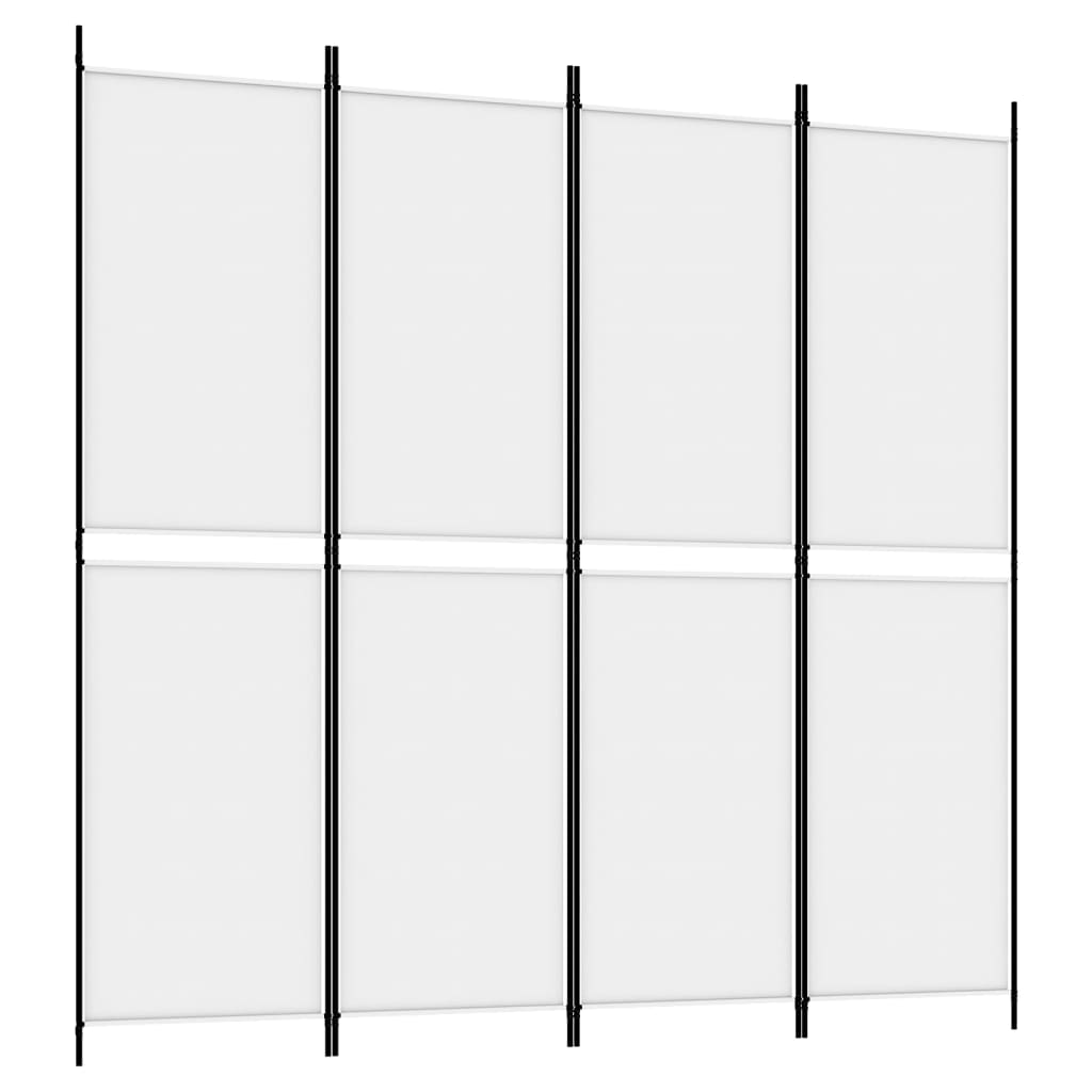 vidaXL 5-Panel Room Divider Anthracite 98.4"x70.9" Fabric-26