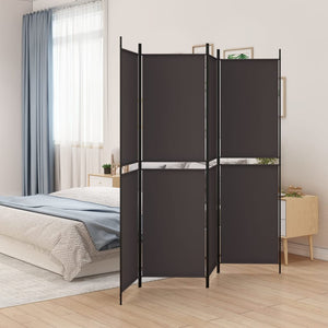 vidaXL 5-Panel Room Divider Anthracite 98.4"x70.9" Fabric-58